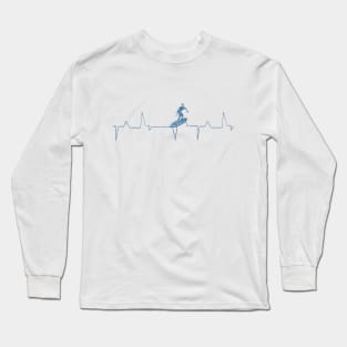 Surfer Heartbeat Beginner Long Sleeve T-Shirt